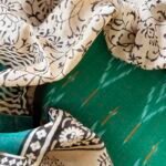 IKAT COTTON TOP AND CHANDERI SILK COTTON DUPATTA