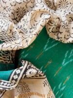 IKAT COTTON TOP AND CHANDERI SILK COTTON DUPATTA