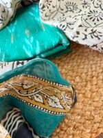 IKAT COTTON TOP AND CHANDERI SILK COTTON DUPATTA - Image 6