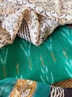 IKAT COTTON TOP AND CHANDERI SILK COTTON DUPATTA - Image 3