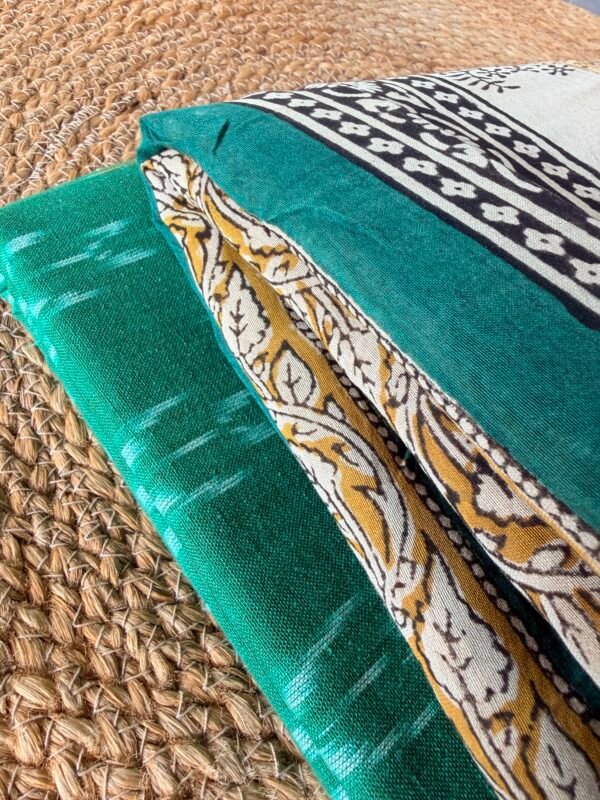 IKAT COTTON TOP AND CHANDERI SILK COTTON DUPATTA - Image 2