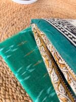 IKAT COTTON TOP AND CHANDERI SILK COTTON DUPATTA - Image 7