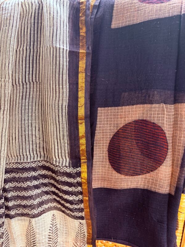AJRAK KOTA COTTON TOP AND KOTA HANDBLOCK PRINTED DUPATTA - Image 7