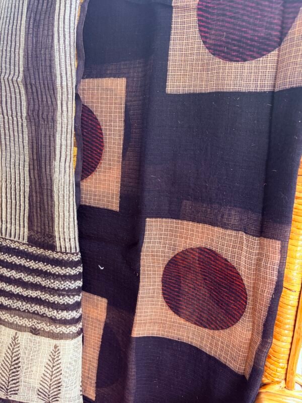 AJRAK KOTA COTTON TOP AND KOTA HANDBLOCK PRINTED DUPATTA - Image 3