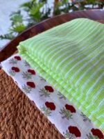 HANDBLOCK PRINTED TOP AND KOTA COTTON DUPATTA - Image 2