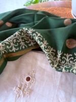 CHANDERI SILK COTTON TOP AND DUPATTA - Image 4