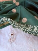 CHANDERI SILK COTTON TOP AND DUPATTA - Image 7