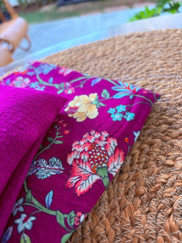 PREMIUM CHANDERI PRINTED TOP AND KOTA COTTON DUPATTA - Image 4