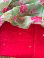MUL CHANDERI SILK TOP AND KOTA PRINTED DUPATTA