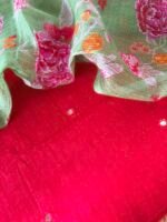 MUL CHANDERI SILK TOP AND KOTA PRINTED DUPATTA - Image 7