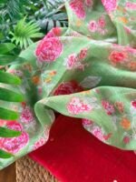 MUL CHANDERI SILK TOP AND KOTA PRINTED DUPATTA - Image 3