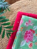 MUL CHANDERI SILK TOP AND KOTA PRINTED DUPATTA - Image 2