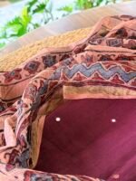MUL CHANDERI TOP AND AJRAK KOTA  COTTON DUPATTA - Image 7