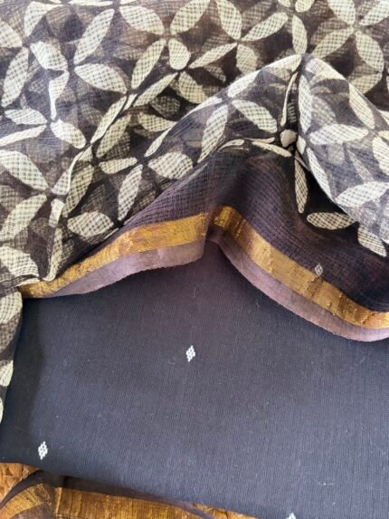 COTTON TOP AND KOTA PRINTED DUPATTA