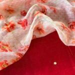 MUL CHANDERI TOP AND PRINTED KOTA COTTON DUPATTA