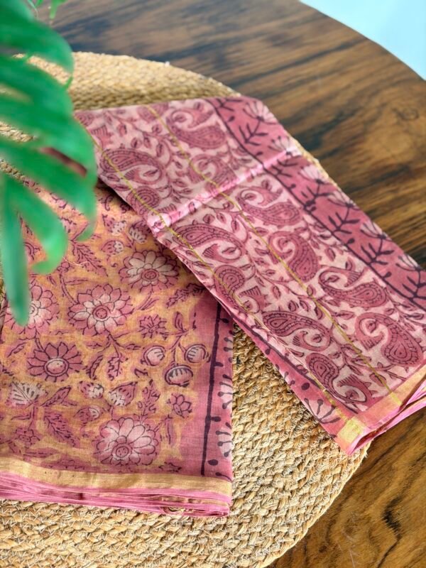 CHANDERI SILK PRINTED DUPATTA - Image 4