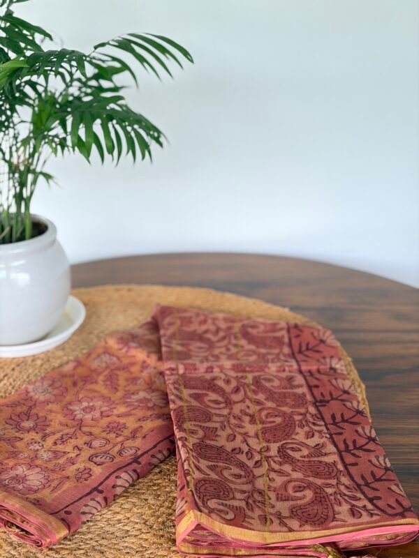 CHANDERI SILK PRINTED DUPATTA - Image 3