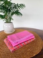 HANDBLOCK PRINTED TOP AND KOTA COTTON DUPATTA
