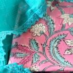HANDBLOCK PRINTED TOP AND KOTA COTTON DUPATTA