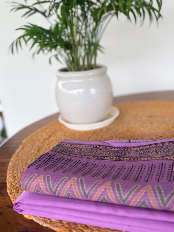 CHANDERI TOP AND HANDBLOCK PRINTED KOTA DUPATTA - Image 6