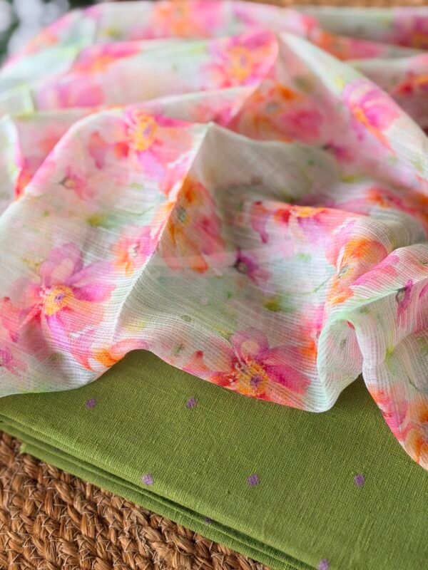 LINEN COTTON TOP AND KOTA PRINTED DUPATTA - Image 7