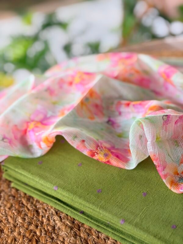 LINEN COTTON TOP AND KOTA PRINTED DUPATTA - Image 6