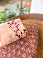 HANDBLOCK PRINTED TOP AND KOTA COTTON DUPATTA - Image 5
