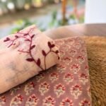 HANDBLOCK PRINTED TOP AND KOTA COTTON DUPATTA