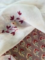 HANDBLOCK PRINTED TOP AND KOTA COTTON DUPATTA - Image 6