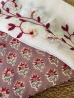 HANDBLOCK PRINTED TOP AND KOTA COTTON DUPATTA - Image 7