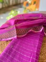 PURE JAMDHANI COTTON TOP AND CHANDERI PRINTED DUPATTA - Image 6