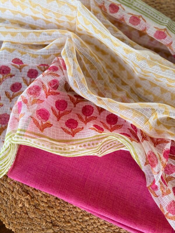 COTTON TOP AND KOTA PRINTED DUPATTA - Image 5