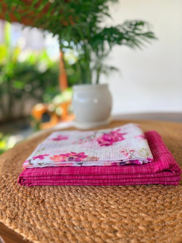 COTTON TOP AND PRINTED KOTA DUPATTA - Image 3