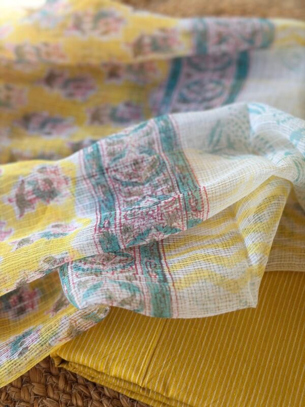 COTTON TOP AND KOTA PRINTED DUPATTA - Image 5