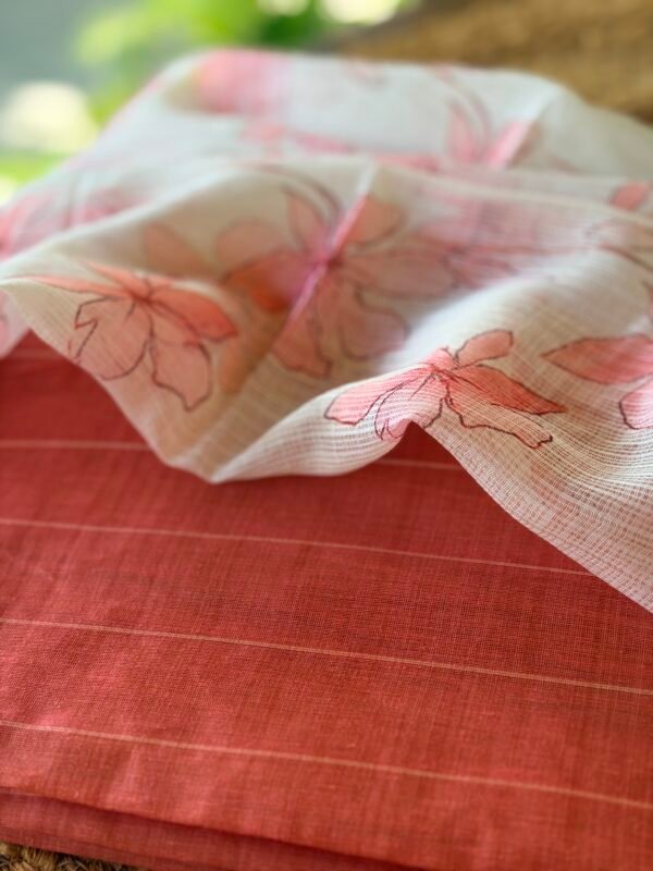 MUL CHANDERI TOP AND KOTA PRINTED DUPATTA - Image 7