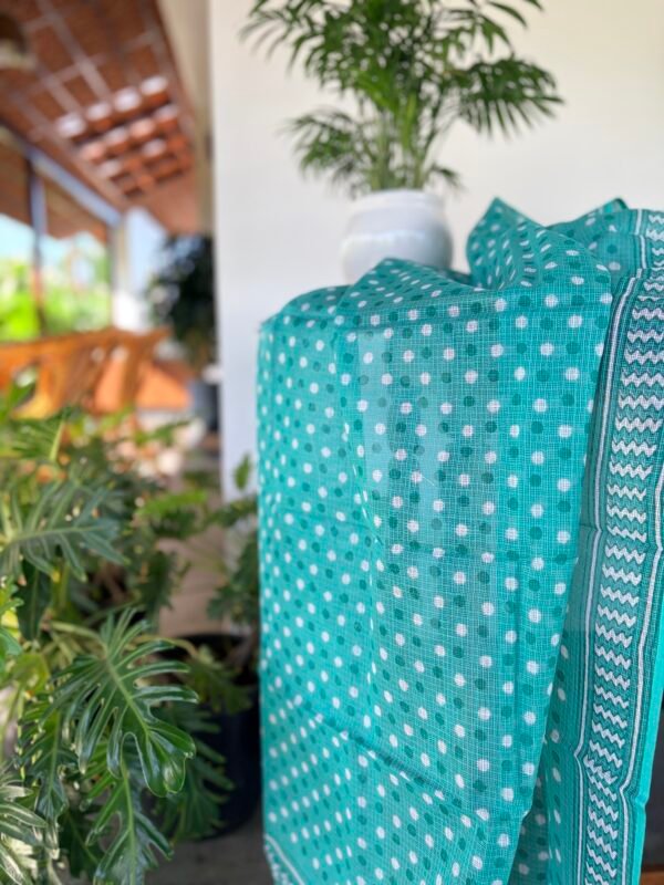 CHANDERI TOP AND KOTA PRINTED DUPATTA - Image 6