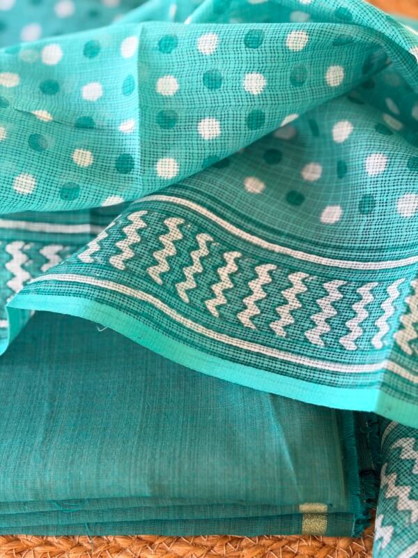 CHANDERI TOP AND KOTA PRINTED DUPATTA - Image 5