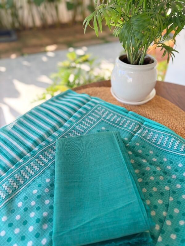 CHANDERI TOP AND KOTA PRINTED DUPATTA - Image 2