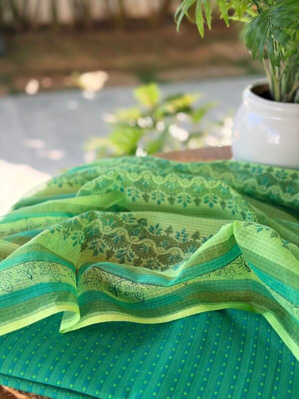 COTON TOP AND KOTA HANDBLOCK PRINTED DUPATTA - Image 2