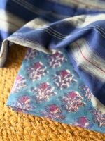 HANDBLOCK PRINTED COTTON TOP AND COTTON DUPATTA - Image 4