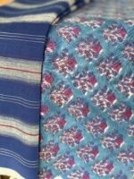 HANDBLOCK PRINTED COTTON TOP AND COTTON DUPATTA - Image 5