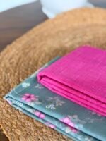 COTTON TOP AND PRINTED SILK COTTON BOTTOM - Image 6
