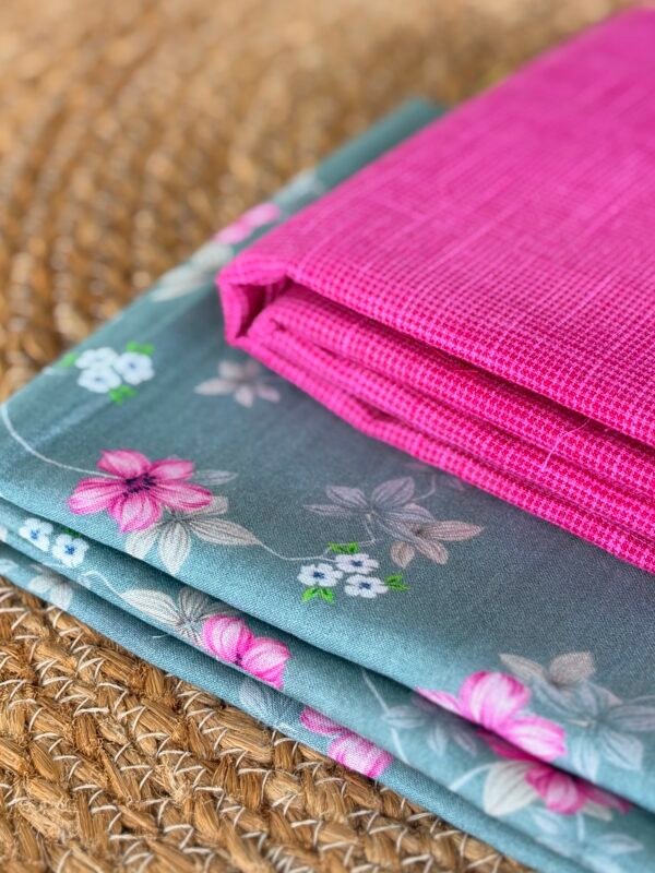 COTTON TOP AND PRINTED SILK COTTON BOTTOM - Image 5