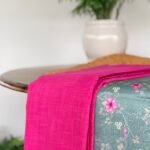 COTTON TOP AND PRINTED SILK COTTON BOTTOM