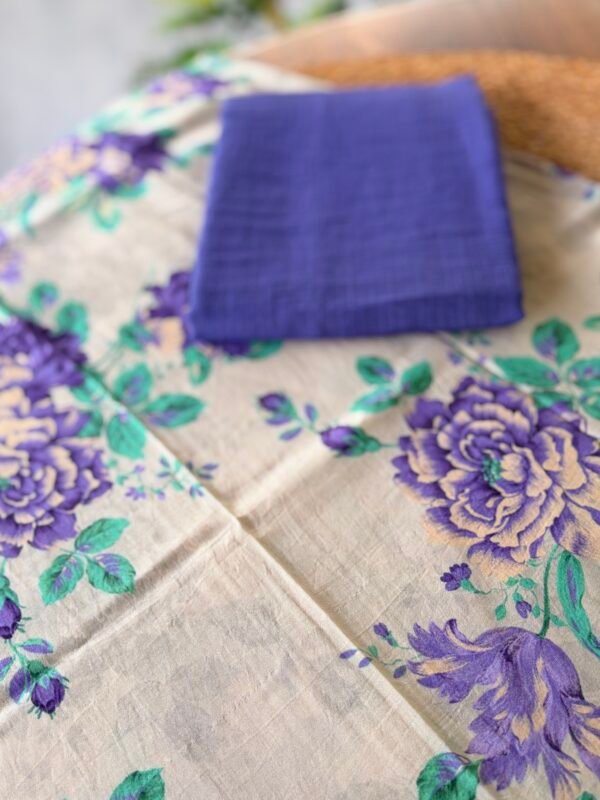 PREMIUM CHANDERI PRINTED TOP AND KOTA COTTON DUPATTA - Image 5