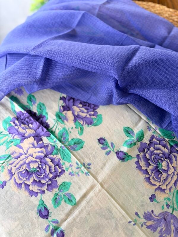 PREMIUM CHANDERI PRINTED TOP AND KOTA COTTON DUPATTA - Image 7