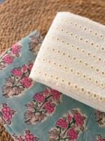 HANDBLOCK PRINTED TOP AND HAKOBA BOTTOM - Image 5
