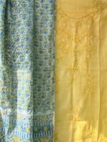 PATTI KA KAAM SILK KOTA TOP AND CHANDERI PRINTED DUPATTA - Image 6
