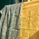 PATTI KA KAAM SILK KOTA TOP AND CHANDERI PRINTED DUPATTA