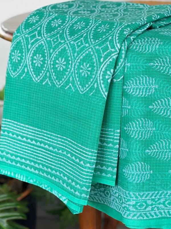 PURE KOTA COTTON HANDBLOCK PRINTED TOP AND DUPATTA - Image 2